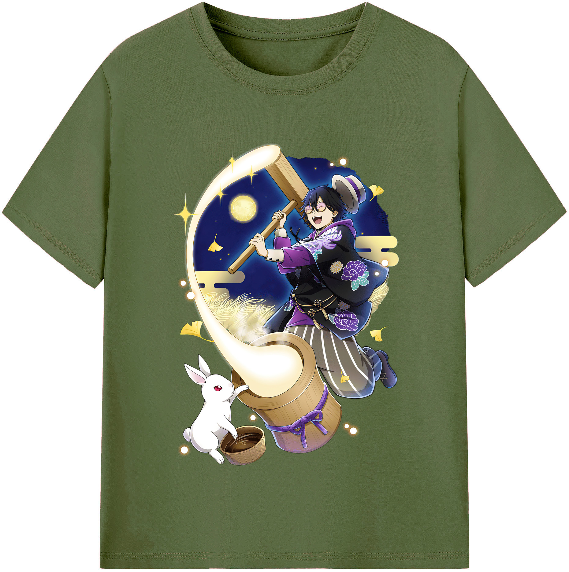 （画像用） 文豪ストレイドッグス Bungo Stray Dogs 綿100％半袖Tシャツ（フロントプリント）